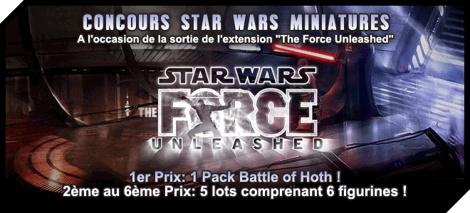 Concours <I>A Petits Prix</I> : The Force Unleashed Miniatures