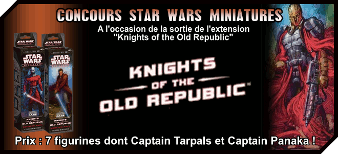Concours A Petits Prix : Knights Of The Old Republic
