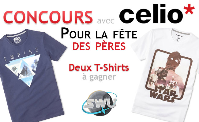 Concours, gagnez des T-Shirts avec Celio !