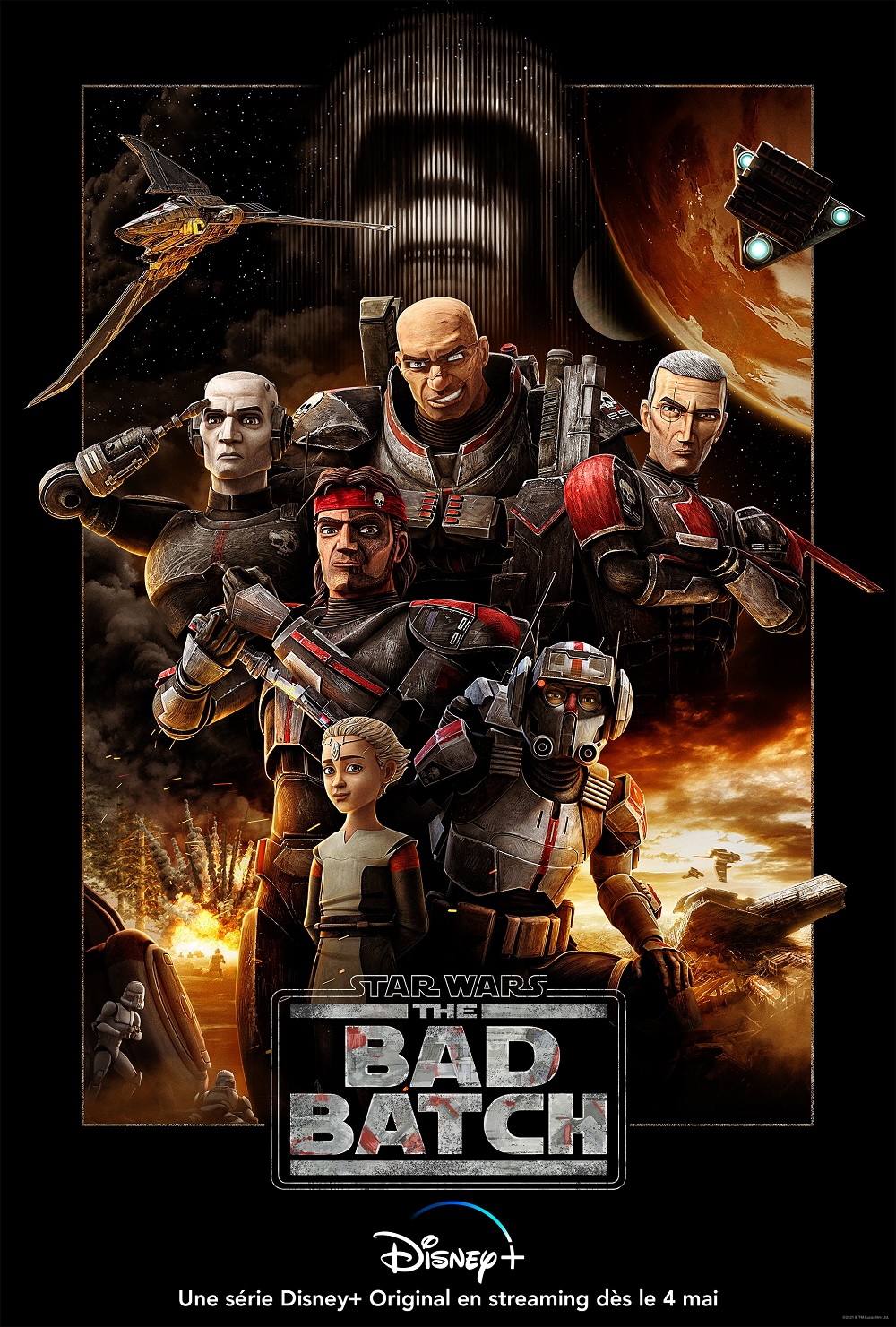 Une nouvelle affiche pour la série The Bad Batch • Actualités The Bad Batch  • Star Wars Universe