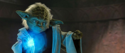 Yoda durant son duel face à Dooku
