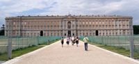 La façade du Palais de Caserte